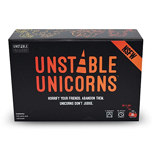 Product Cover Unstable Unicorns Not Safe For Work Card (Nsfw) Game - A Strategic Card Game & Party Game For Adults with Drinking Rules Available