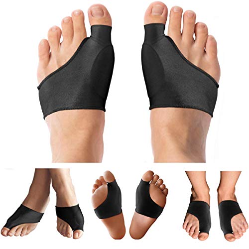 Product Cover Copper Compression Bunion Corrector Relief Sleeve and Bunion Cushion Women & Men Guaranteed Highest Copper Bunion Pads Bootie Cushion Sleeves Relief Bunions Hallux Valgus Feet 1 Pair