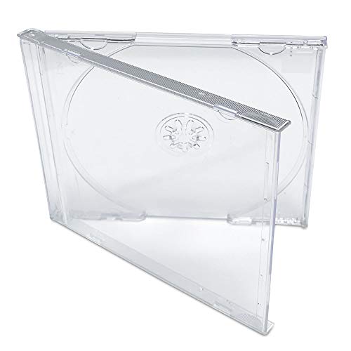 Product Cover KEYIN Standard Clear CD Jewel Case - Premium, 50 Pack