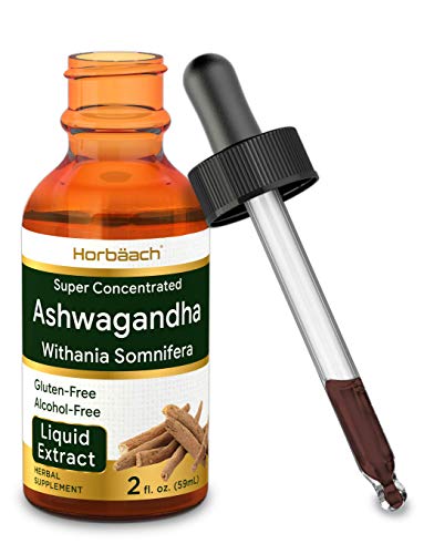 Product Cover Ashwaganda Extract | 2 Oz | Alcohol Free | Vegeterian, Non-GMO, Gluten Free Liquid Supplement | by Horbaach