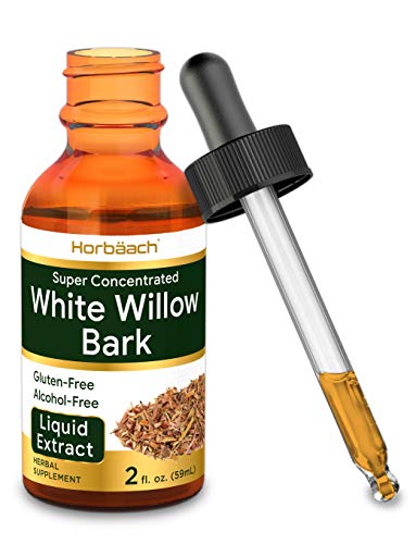 Product Cover Horbaach White Willow Bark Extract | 2 Oz | Alcohol Free | Super Concentrated | Vegetarian, Non-GMO, Gluten Free Liquid Tincture