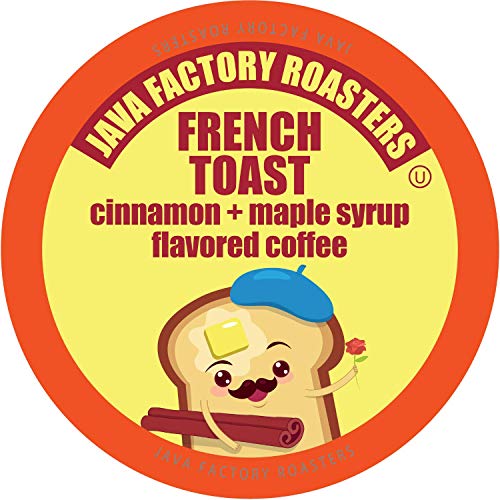 Product Cover Java Factory French Toast Flavored Coffee for Keurig K Cup Brewers, 40Count