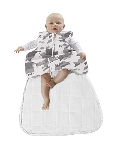 Product Cover Gunamuna gunaPOD Sack Liteweight Luxury BambooViscose/Baby Sleeping Bag, Grey, 24-36 Months