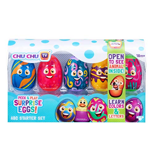 Product Cover Peek & Play Surprise Eggs by Chuchu TV: ABC Starter Set