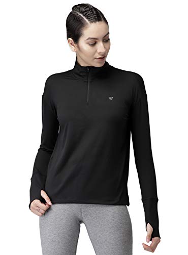 Product Cover WC RIGHT Womens Solid Lycra Full Sleeve THUMBCUT Sports T-Shirt