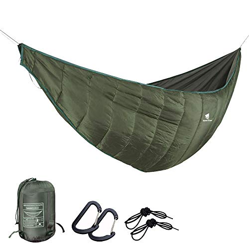 Product Cover GEERTOP Portable Hammock Quilt Lightweight 3 Seasons Camping Hammock Underquilt Warm Outdoor Sleeping Bag Packable Full Length Under Blanket with Compression Sack for Backpacking Hiking Travel