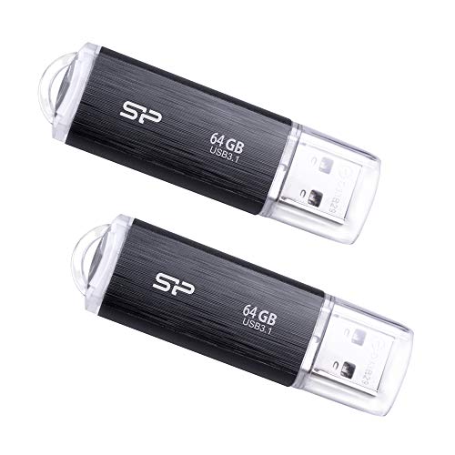 Product Cover Silicon Power 2 Pack 64GB USB 3.0/3.1 Gen1 USB Flash Drive Blaze B02
