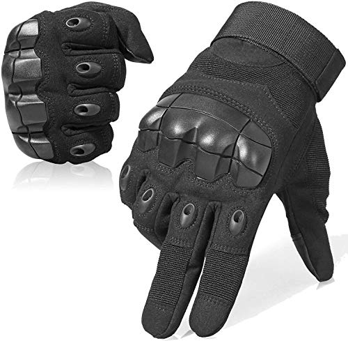Product Cover YUNTUO Full Finger Touchscreen Protective Gloves for Motor Cycle/Bike/Moto Cross/Outdoor Sports Bicycle Cycling/Racing/Driving/Riding (Black2, X-Large)