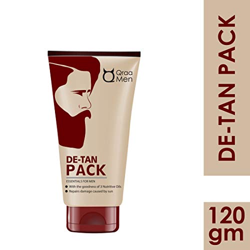 Product Cover Qraa Men De-Tan Pack For Men For Skin Lightening/Brightening, 100 g