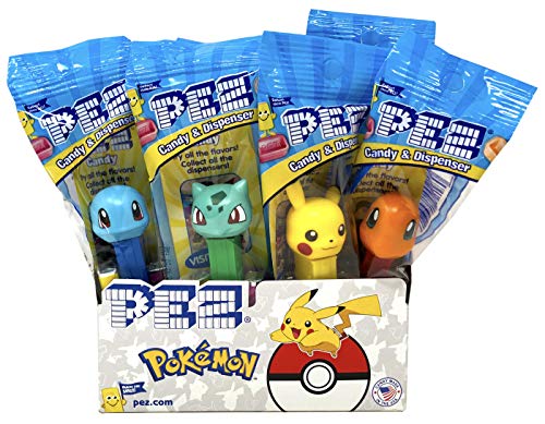 Product Cover Pez Pokemon Dispensers Individually Wrapped Candy and Dispensers with Tru Inertia Kazoo (12 Pack)
