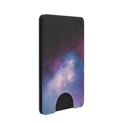 Product Cover PopSockets PopWallet: Removable & Repositionable Wallet - Blue Galaxy