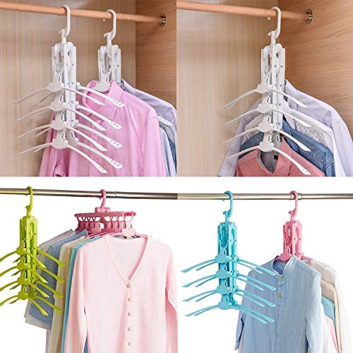 Product Cover Bhavyam 8 in 1 Multi-Function Magic Scalable Folding 360 Degrees Can Rotate Space Saving Clothes Hanger Rack