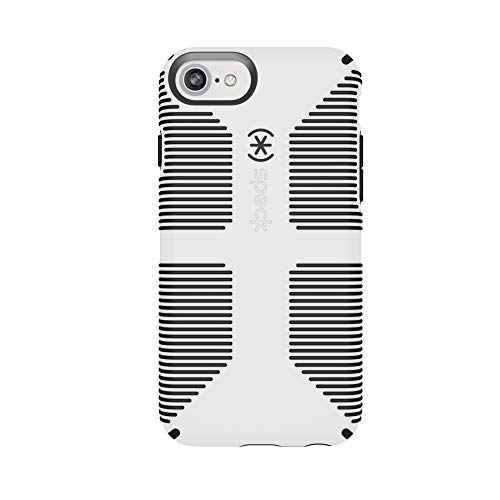 Product Cover Speck Products CandyShell Grip iPhone 7 Case (Also Fits iPhone 6 and iPhone 6S), White/Black