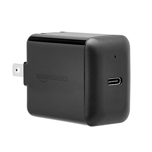 Product Cover AmazonBasics 18W One-Port USB-C Wall Charger for Tablets and Phones with Power Delivery - Black