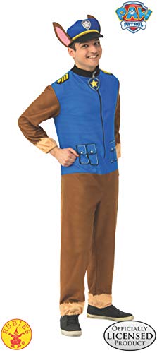 Product Cover Rubie's Men's Paw Patrol Adult Chase Costume Jumpsuit, X-Large, As Shown