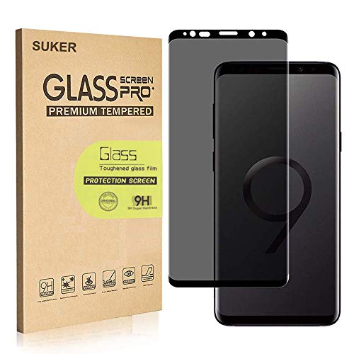 Product Cover [2 Pack] Galaxy Note 9 Privacy Screen Protector, SUKER Premium Anti-Spy Tempered Glass [Case Friendly] [Anti-Scratch] 9H Hardness Screen Protector for Samsung Galaxy Note 9