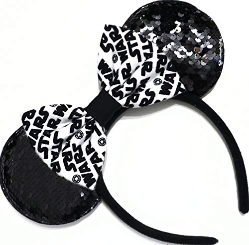 Product Cover CLGIFT Star Wars Ears, Black Mouse Ears, Darth Vader, Mickey Mouse Ears (Star Wars Bow)