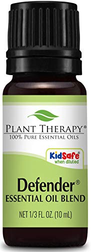 Product Cover Plant Therapy Defender Blend 10 mL (1/3 oz) 100% Pure Undiluted Blend of Uplifting and Immune Supporting Essential Oils