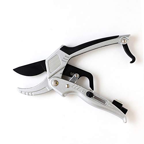 Product Cover Sharpex Ratchet Garden Pruning Shears, Anvil Type, 3-Stage Ratcheting Mechanism Provides 5X Cutting Power Than Normal Clippers, Professional Hand Tree Trimmers Secateurs Great for Weak Hands, 8