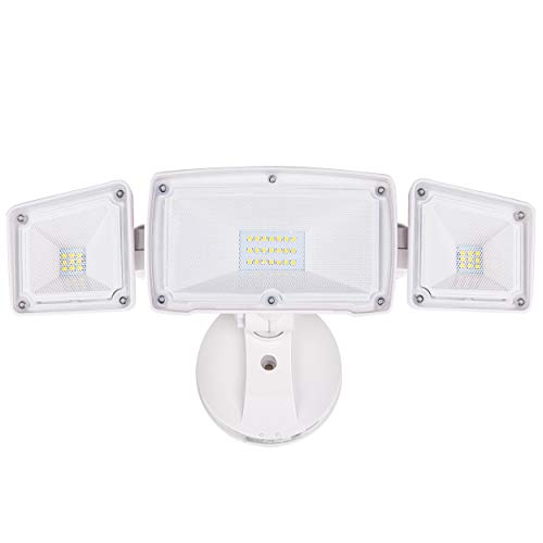 Product Cover Amico 3500LM LED Security Light, 30W Super Bright Outdoor Flood Light, ETL- Certified, 5000K, IP65 Waterproof, 3 Adjustable Heads for Garage, Patio, Garden, Porch&Stair(White Light)