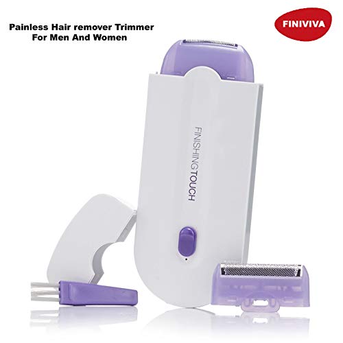 Product Cover FINIVIVA Finishing Touch Hair Remover | Rechargeable Instant Painless Facial Body Hair Remover Trimmer Shaver for Men and Women | Hair Remover Machine For Men And Women | Hair Removal Tool For Women | Painless Hair Remover Machine For Women