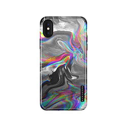 Product Cover iPhone X & iPhone Xs Case Marble, Akna Sili-Tastic Series High Impact Silicon Cover with Full HD+ Graphics for iPhone X & iPhone Xs (101695-U.S)