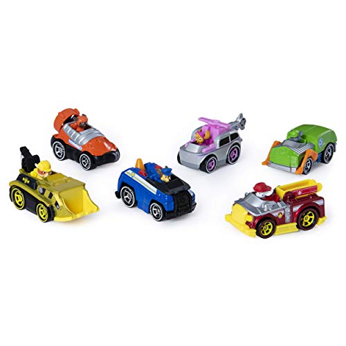 Product Cover Paw Patrol, True Metal Classic Gift Pack of 6 Collectible DIE-CAST Vehicles, 1: 55 Scale, Multicolor