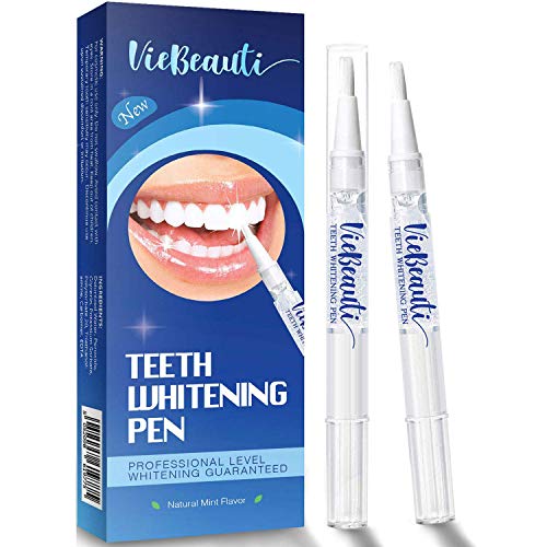 Product Cover VieBeauti Teeth Whitening Pen(2 Pcs), 20+ Uses, Effective, Painless, No Sensitivity, Travel-Friendly, Easy to Use, Beautiful White Smile, Natural Mint Flavor