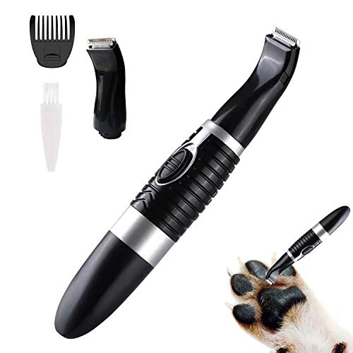Product Cover Dog Clippers, Cordless Cat and Small Dogs Clipper, Low Noise Electric Pet Trimmer, Dog Grooming Clippers for Trimming The Hair Around Paws, Eyes, Ears, Face, Rump