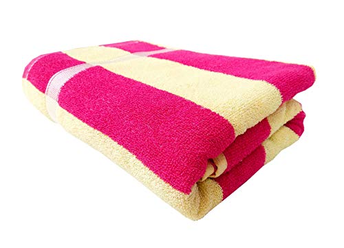 Product Cover Space Fly Cotton Super Absorbent Towels Big Size Bath Towels (28X57 Inch_Multi, Cabana)