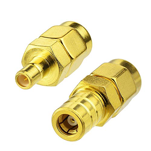 Product Cover wlaniot SMB to SMA Adapter Kit SMA Male to SMB Male + SMA Male to SMB Female RF Coaxial Connector for Sirius XM Satellite Radio Antenna 2pcs