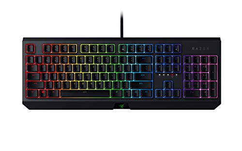 Product Cover Razer BlackWidow Mechanical Gaming Keyboard: Green Mechanical Switches - Tactile & Clicky - Chroma RGB Lighting - Anti-Ghosting - Programmable Macro Functionality