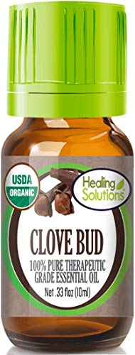 Product Cover Organic Clove Bud Essential Oil (100% Pure - USDA Certified Organic) Best Therapeutic Grade Essential Oil - 10ml