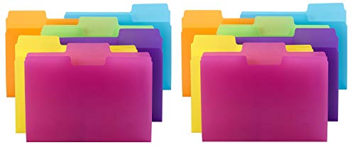 Product Cover Smead SuperTab File Folder, Oversized 1/3-Cut tab, Letter Size, Poly, 18 per Pack (10515) - 2 Pack