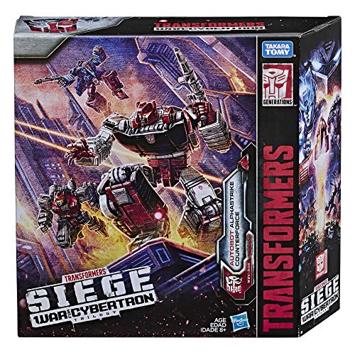 Product Cover Transformers Toys Generations War for Cybertron Deluxe Wfc-S26 Autobot Alphastrike Counterforce 3 Pack - Final Strike Figure Series: Part 1 (Amazon Exclusive)