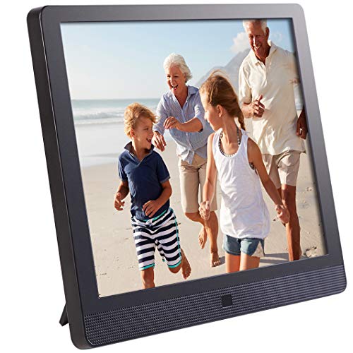 Product Cover Pix-Star 10 Inch Wi-Fi Cloud Digital Picture Frame with IPS high resolution display, Email, iPhone iOS and Android app, DLNA and Motion Sensor (Black)