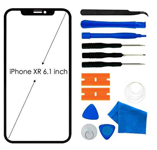Product Cover Original iPhone XR Screen Replacement, Front Outer Lens Glass Screen Replacement Repair Kit for Apple iPhone XR Series