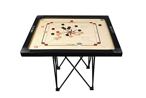 Product Cover KORNERS Foldable Height Adjustable Carrom Board Stand Professional Easy Fold Hydraulic Premium Quality for Carom