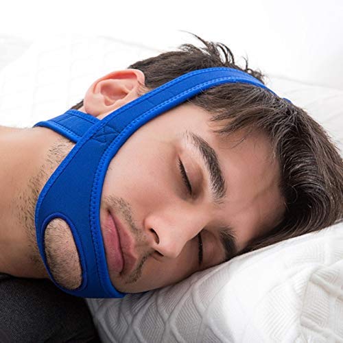 Product Cover Alexvyan New Double Chin Belt New Anti Snore Chin Strap Stop Snoring Sleep Now Snore Solutions Device - Snore Stopper Relief Guard - Sleep Aid Jaw Strap Reduces Snoring - Prevents Snoring