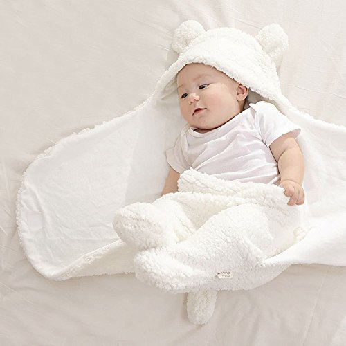 Product Cover My NewBorn 3 in 1 Baby Blanket (White) (75 cm x 80 cm)