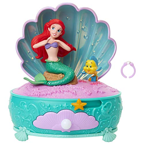Product Cover Disney Princess Ariel Pearl Jewelry Box, Disney The Little Mermaid 30 Year Anniversary! Ariel Dances to Part of Your World Includes Pearl Ring for You to Wear!