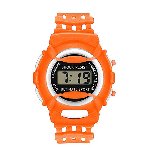 Product Cover Godagoda Children Digital Watch Sport Electronic Wristwatch with Plastic Watches Band for Boys Girls