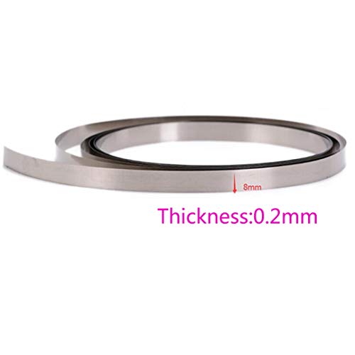 Product Cover Pure Nickel Strip,10m (1Roll) of 0.2x8mm Nickel Tap for 18650 26650 32650 AA Cell Battery Pack Spot Welding