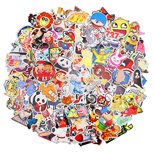 Product Cover Waterproof Stickers Pack(400 Pcs) for Laptop, Luggage, Car, Motorcycle, Bicycle, No-Duplicate, Random