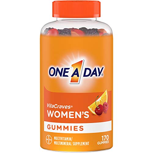 Product Cover One A Day Women's VitaCraves Multivitamin Gummies, Supplement with Vitamins A, C, E, B6, B12, Calcium, and Vitamin D, 170 Count