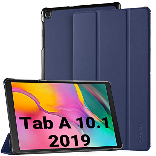 Product Cover EasyAcc Case for Samsung Galaxy Tab A 10.1 2019 - Ultra Slim Lightweight Cover with Stand Function Compatible for Samsung Galaxy Tab A T510/ T515 10.1 Inch 2019 (Blue)