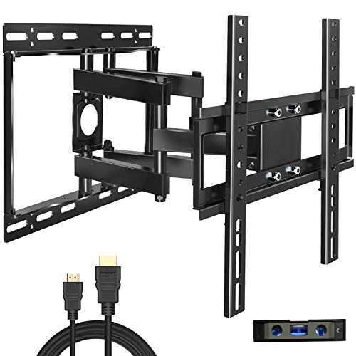 Product Cover Everstone Full Motion Articulating TV Wall Mount Bracket for 26-60 Inch Flat Screes Curved