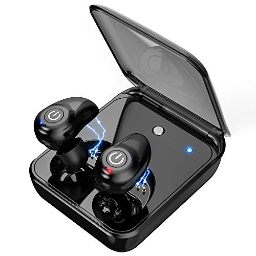 Product Cover Wireless Earbuds for Android iPhone Bluetooth 5.0 Headphones with Mic 72 Hours Cycle Playtime Auto Pairing 3D Stereo Sound Cordless Wireless Earbuds Headset Earphones with 2000 mAh Charging Case