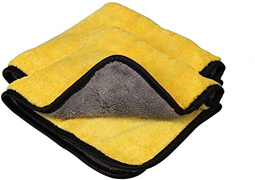 Product Cover VRT® Ultra Premium Super Absorbent Extra Thick Multipurpose Microfibre Cloth for Car Cleaning, Kitchen, Bike, Laptop, LED TV, Mirrors, Bathrooms, Furniture and Many More. (40x30cm)(pack of 2)