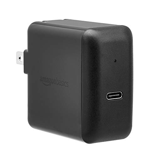 Product Cover AmazonBasics 30W One-Port USB-C 3.0 Wall Charger for Laptops, Tablets and Phones - Black
